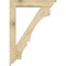 Ekena Millwork Balboa Traditional Rough Sawn Bracket w/ Offset Brace, Douglas Fir, 6"W x 30"D x 42"H BKT0604X30X42BOA01RDF - alternate 4